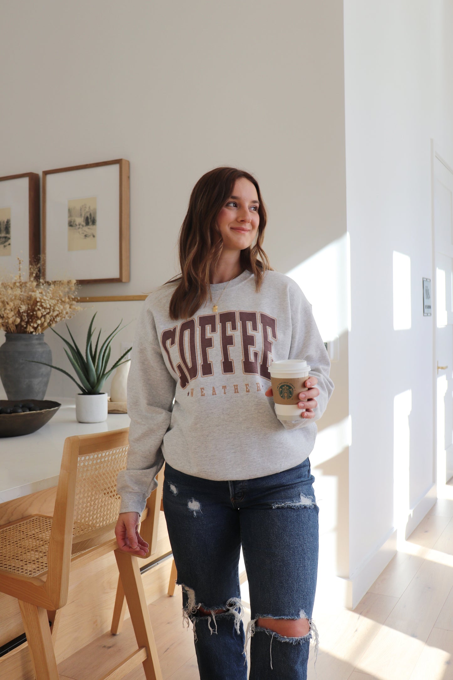 Coffee Weather Crewneck Sweatshirt