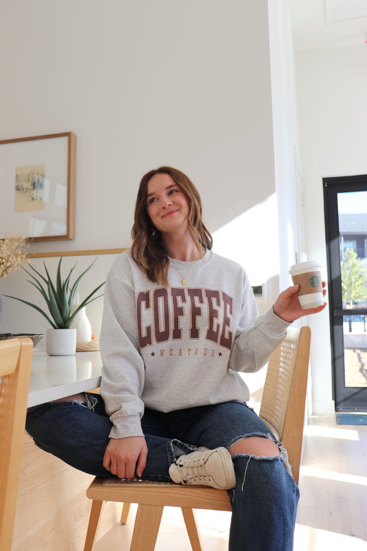 Coffee Weather Crewneck Sweatshirt