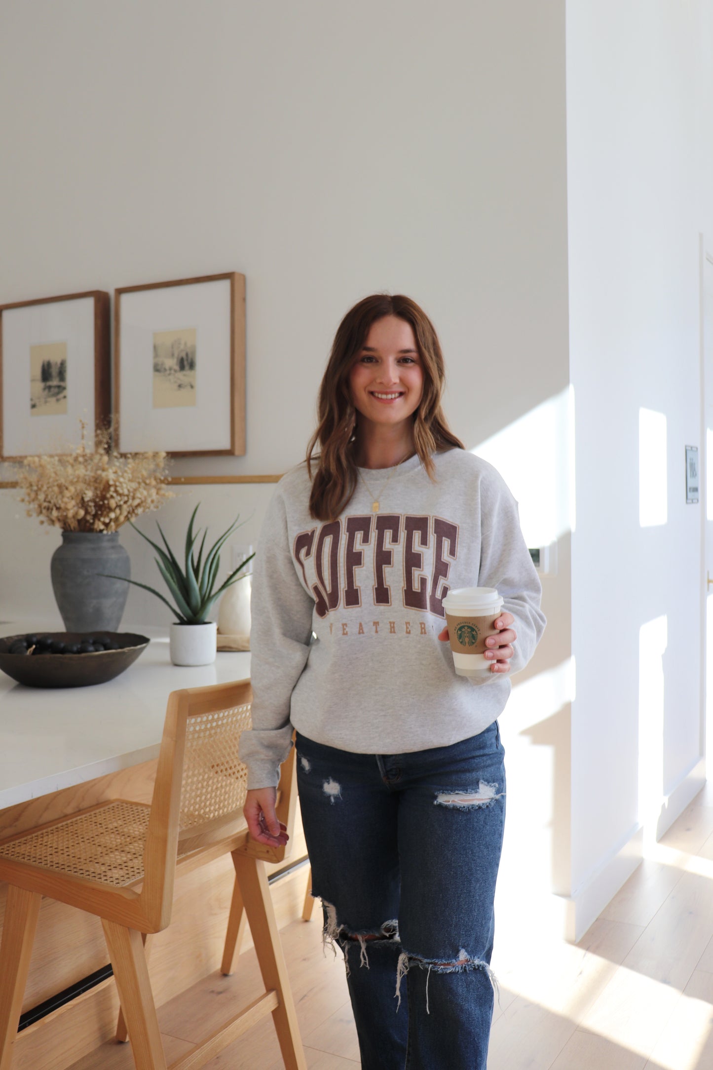 Coffee Weather Crewneck Sweatshirt